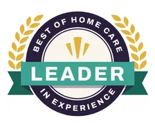 Leader in Experience 2026, Home Care Pulse badge